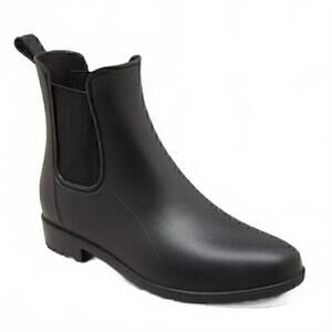 A New Day Waterproof Chelsea Rain Boots Black